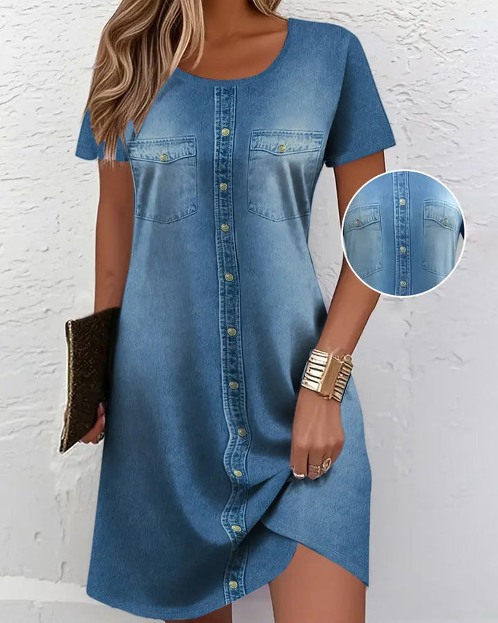 Adriana | Vestido con estampado 3D