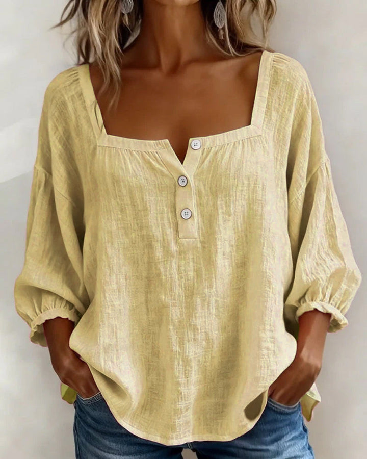 Alexandra | Blusa de cuello cuadrado