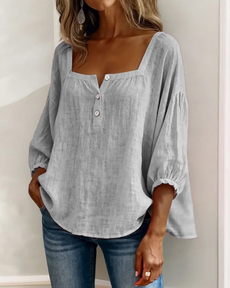 Alexandra | Blusa de cuello cuadrado
