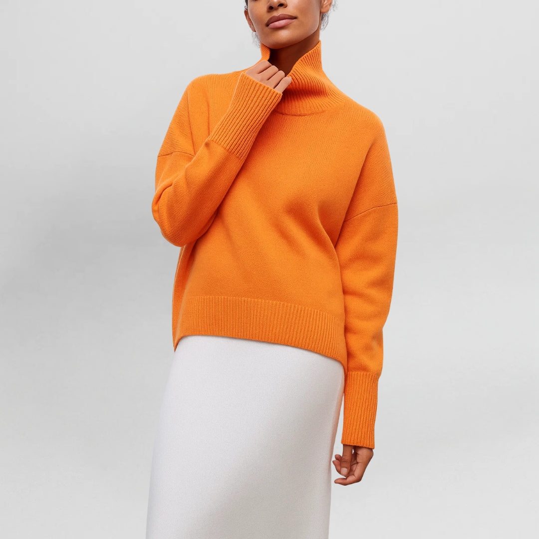 Stefanie | Warm and Refined High-Neck Sweater