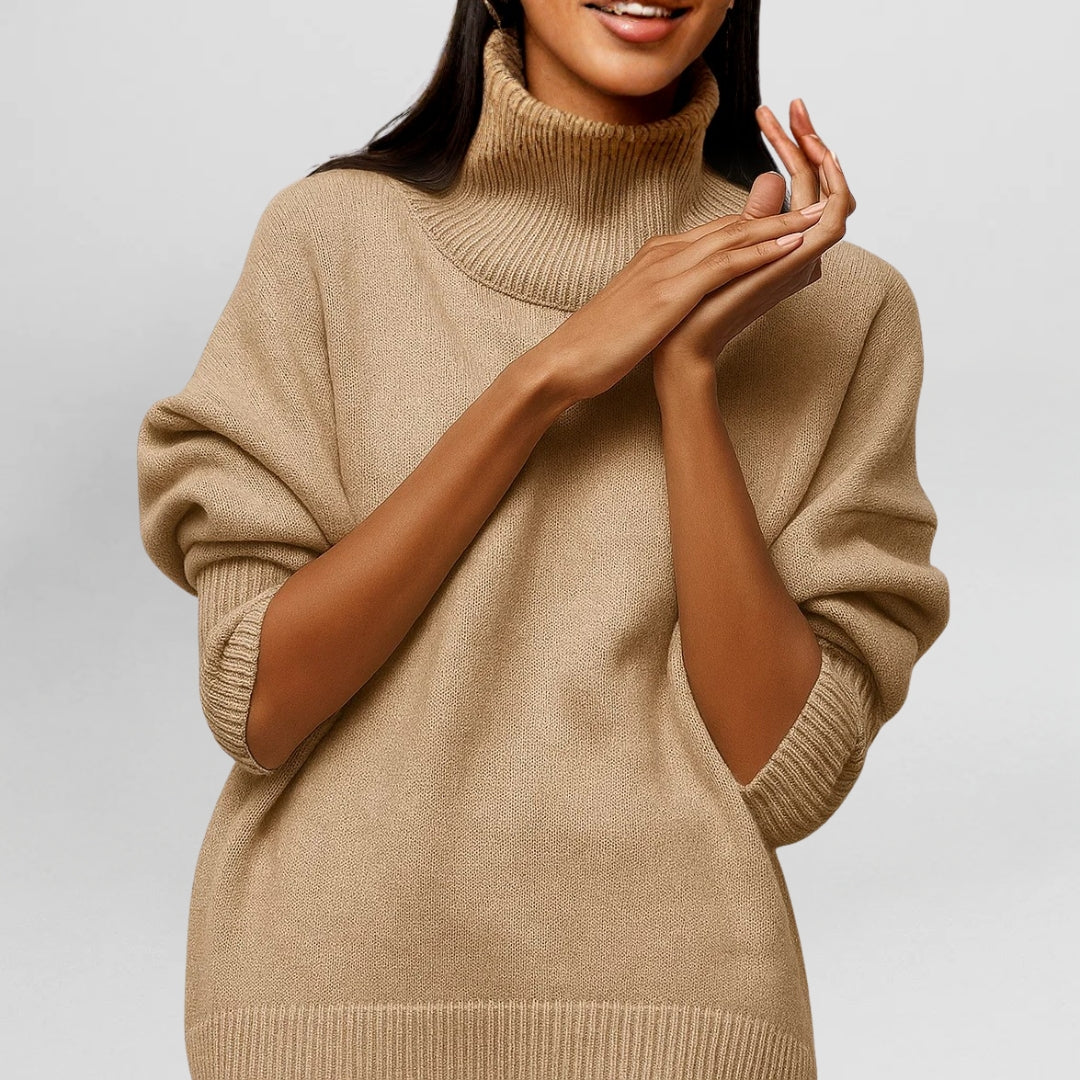 Stefanie | Warm and Refined High-Neck Sweater