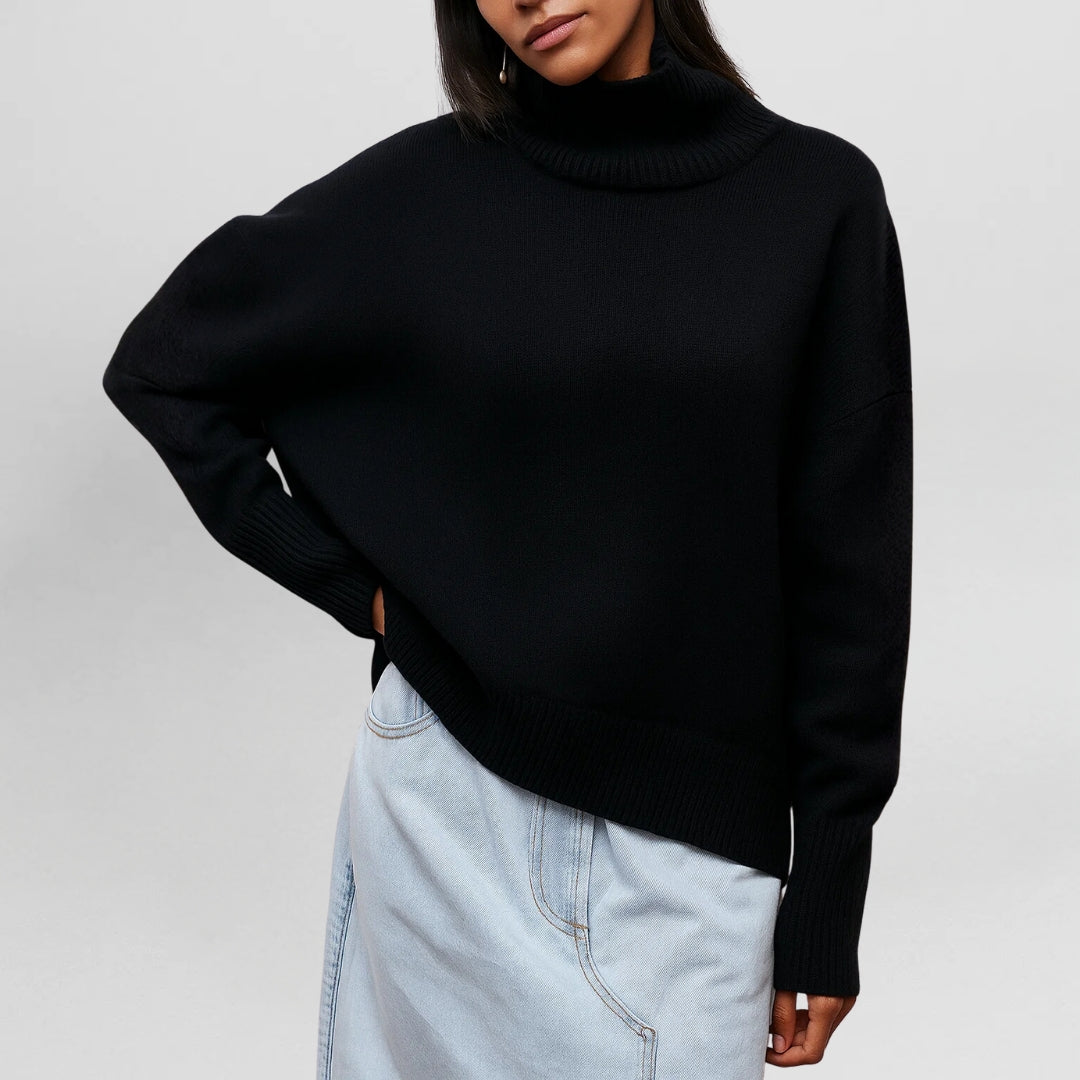 Stefanie | Warm and Refined High-Neck Sweater