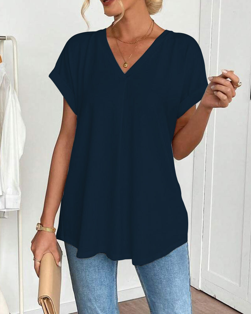 Lidia | Camisa manga corta elegante