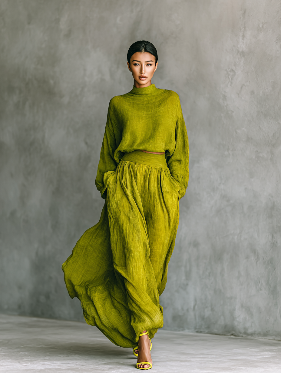 Mariela | Completo da donna verde