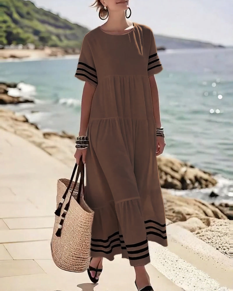 Sofía | Vestido de tendencia con mangas cortas