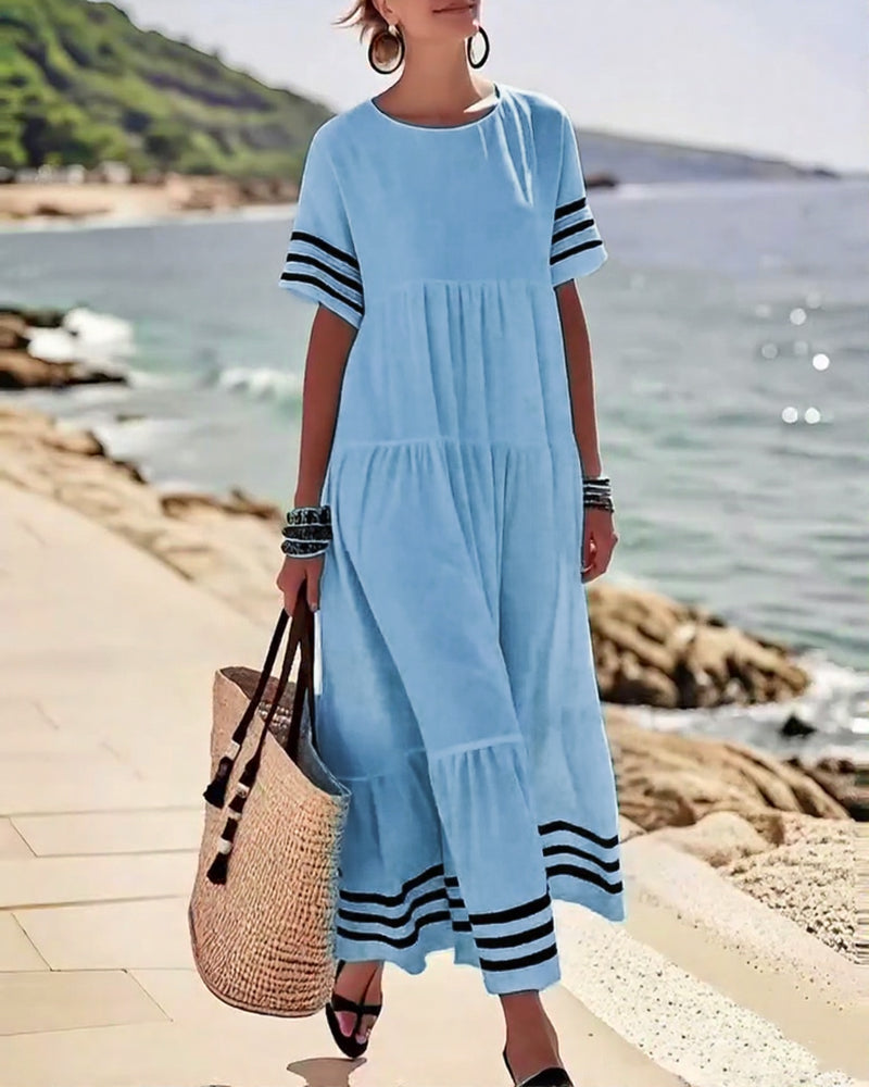 Sofía | Vestido de tendencia con mangas cortas