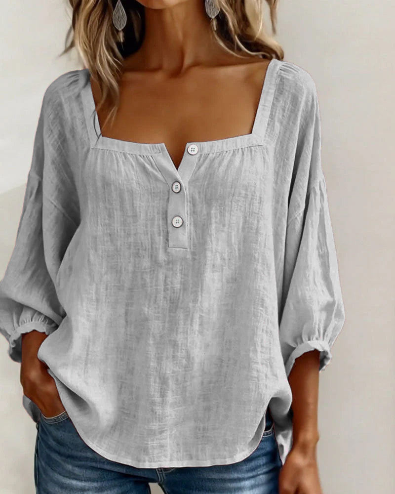 Alexandra | Blusa de cuello cuadrado