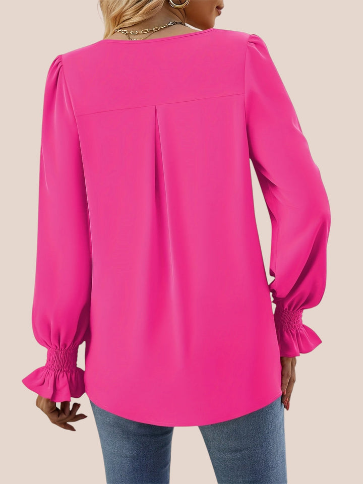 Mira | Blouse Élégante avec Col en V