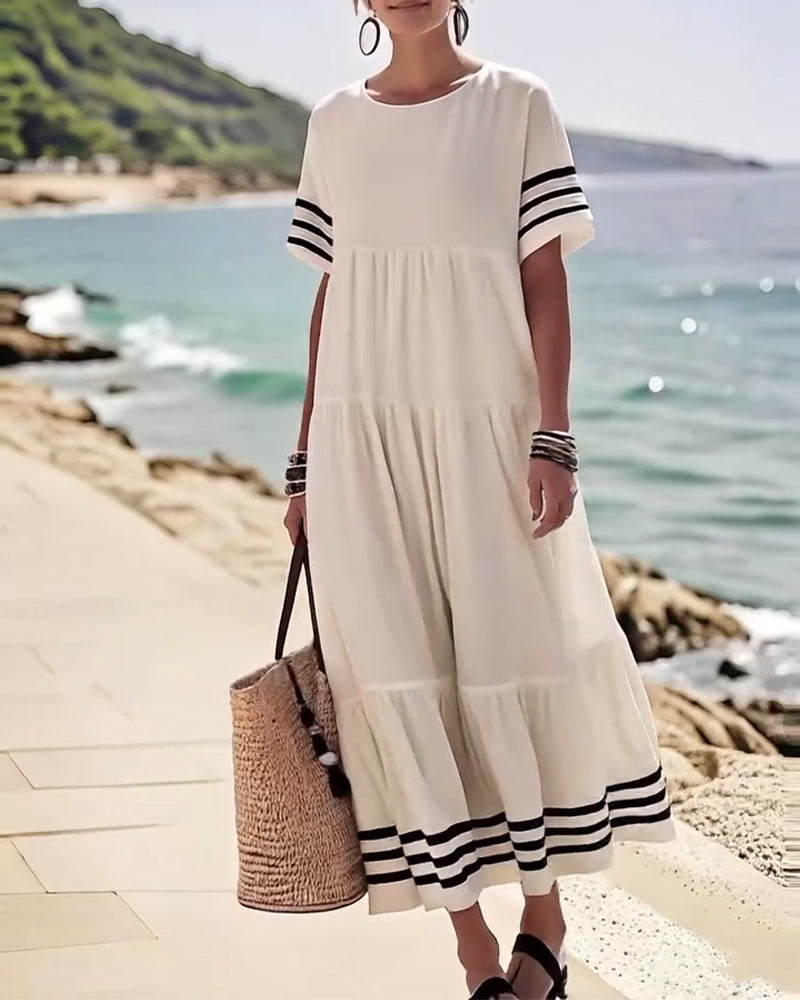 Sofía | Vestido de tendencia con mangas cortas