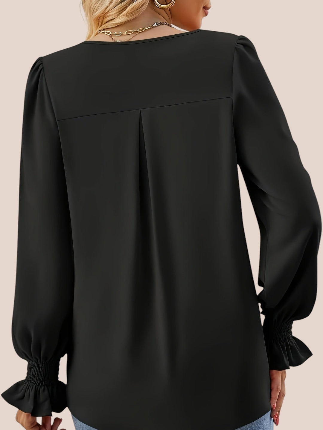 Mira | Blouse Élégante avec Col en V