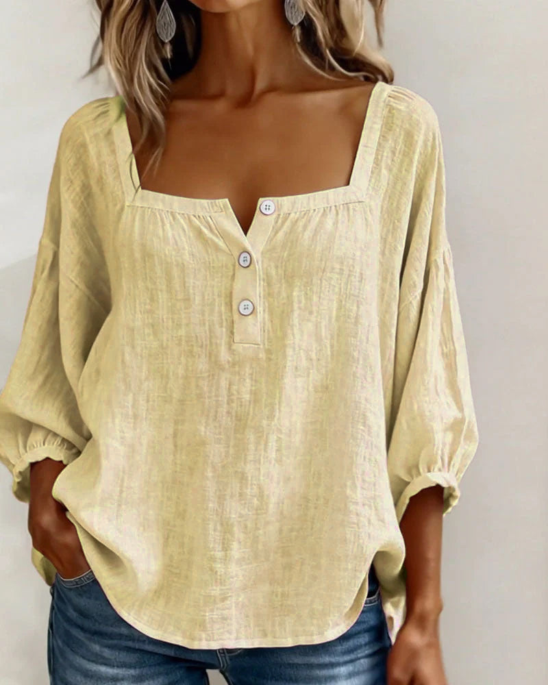Alexandra | Blusa de cuello cuadrado