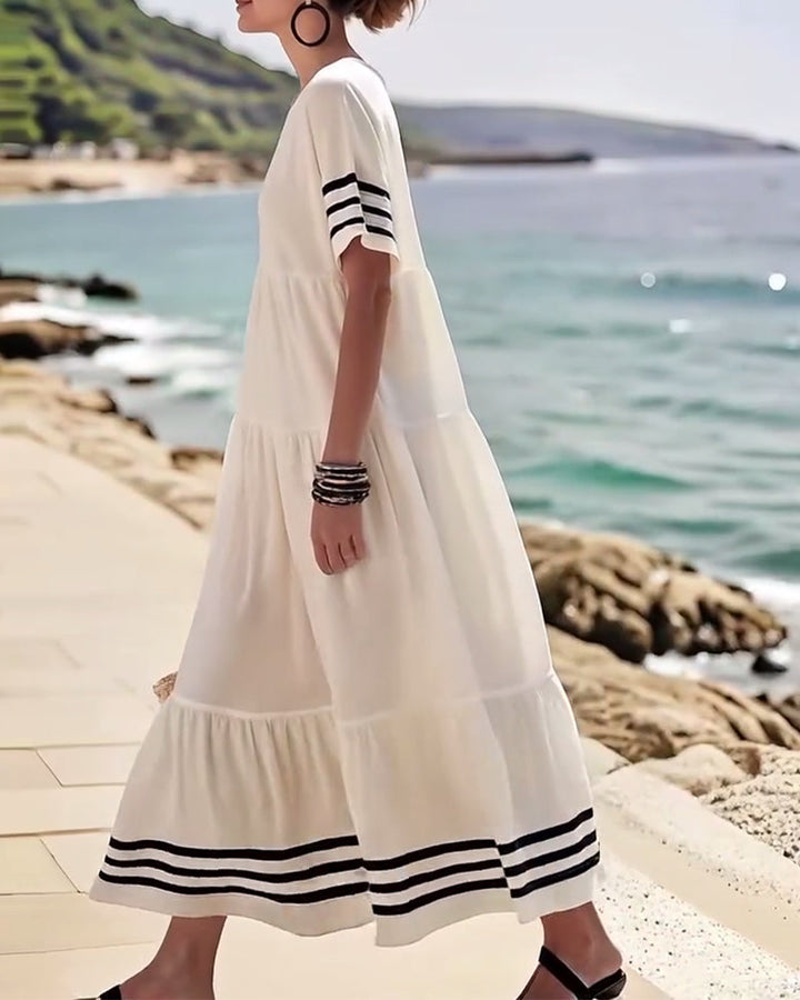 Sofía | Vestido de tendencia con mangas cortas