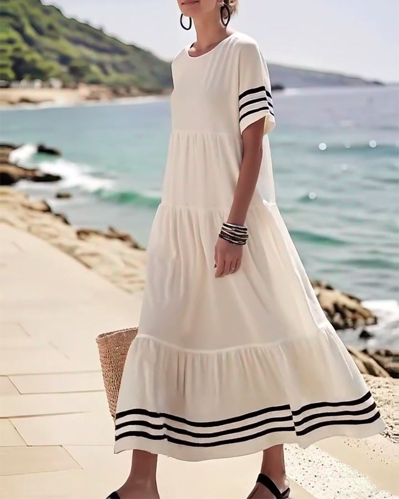 Sofía | Vestido de tendencia con mangas cortas