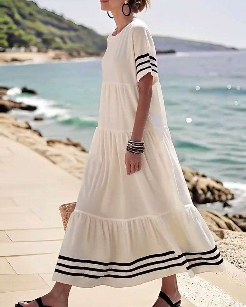Sofía | Vestido de tendencia con mangas cortas