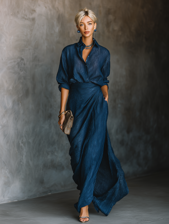 Eleonora | Set di Gonna Lunga e Camicia Elegante