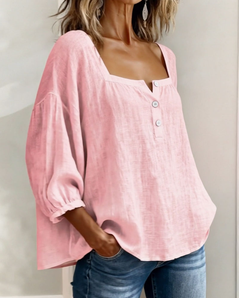 Alexandra | Blusa de cuello cuadrado