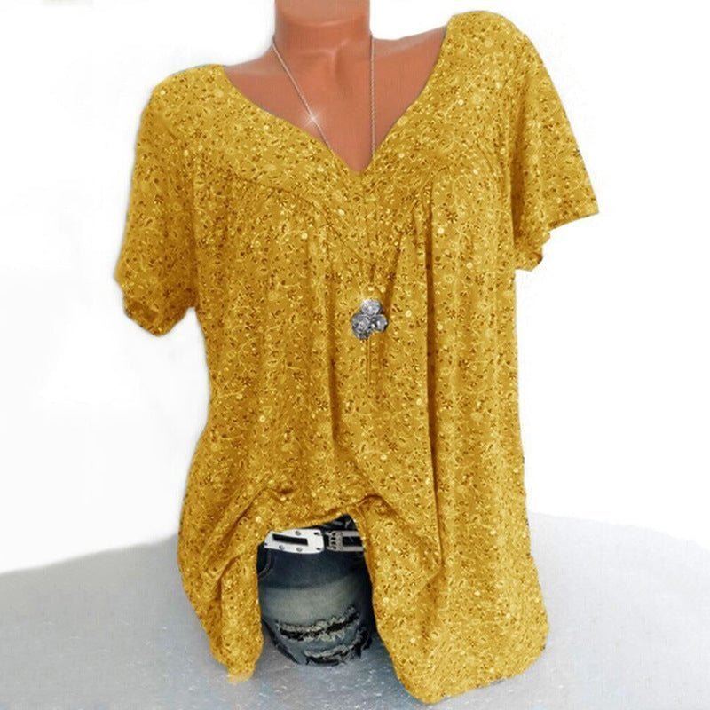 Marina | Camiseta con cuello en V
