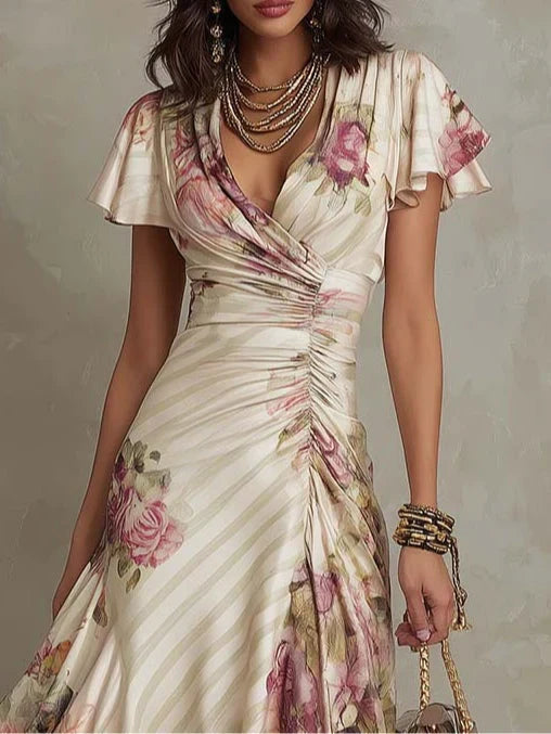 Alba | Elegante Vestido Midi Draped