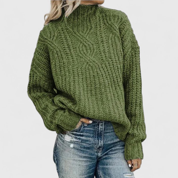 Elisabetta | Warm High-Neck Sweater
