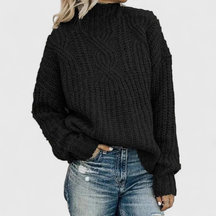 Elisabetta | Warm High-Neck Sweater