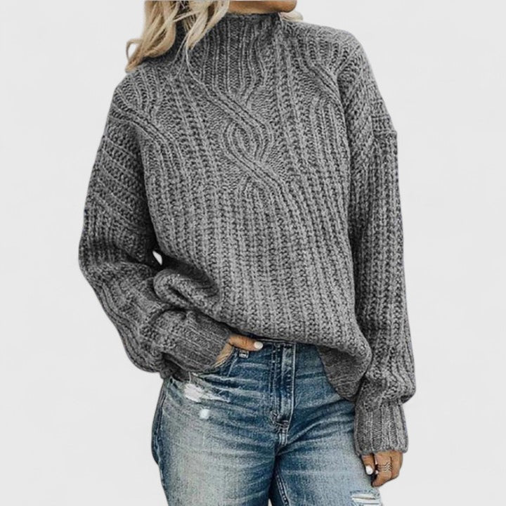 Elisabetta | Warm High-Neck Sweater