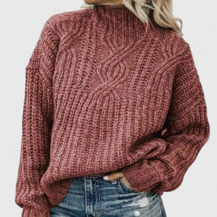 Elisabetta | Warm High-Neck Sweater