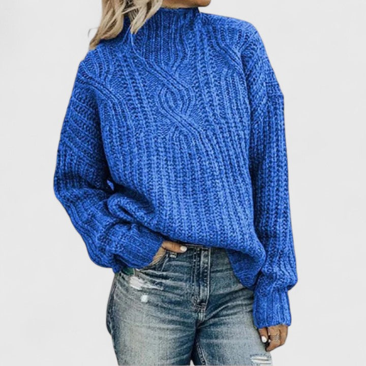 Elisabetta | Warm High-Neck Sweater