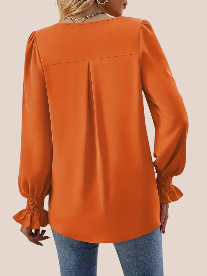 Mira | Blouse Élégante avec Col en V