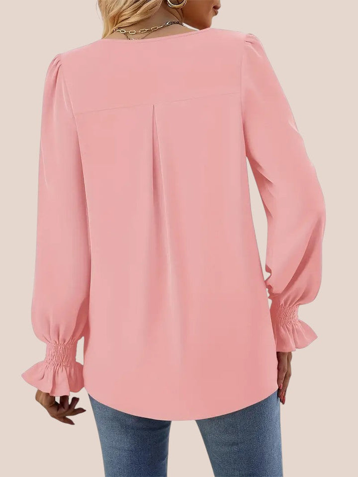 Mira | Blouse Élégante avec Col en V