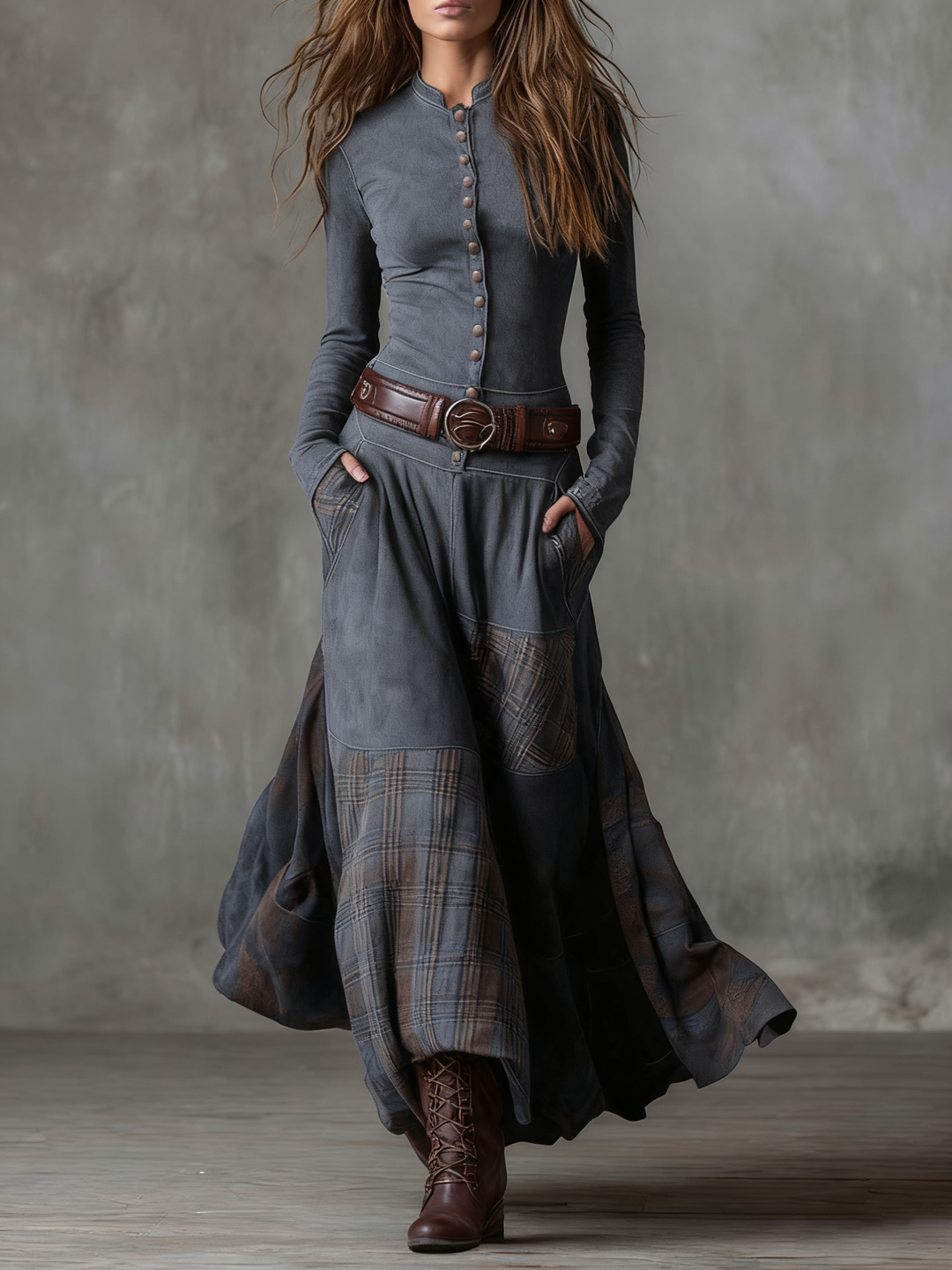 Martina | Vestido Largo Vintage