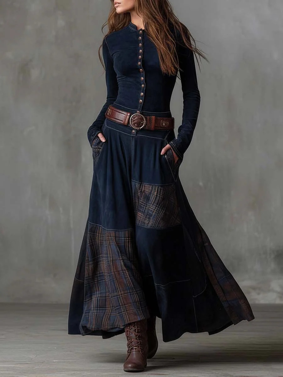 Martina | Vestido Largo Vintage