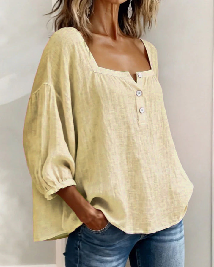 Alexandra | Blusa de cuello cuadrado