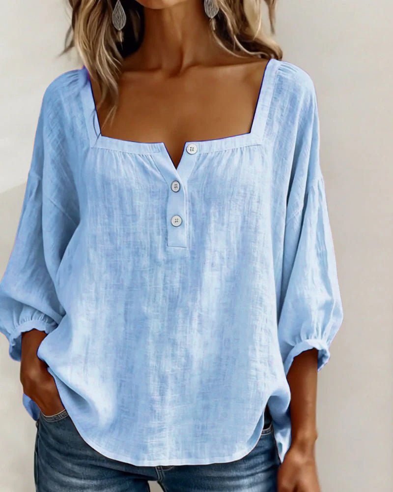 Alexandra | Blusa de cuello cuadrado