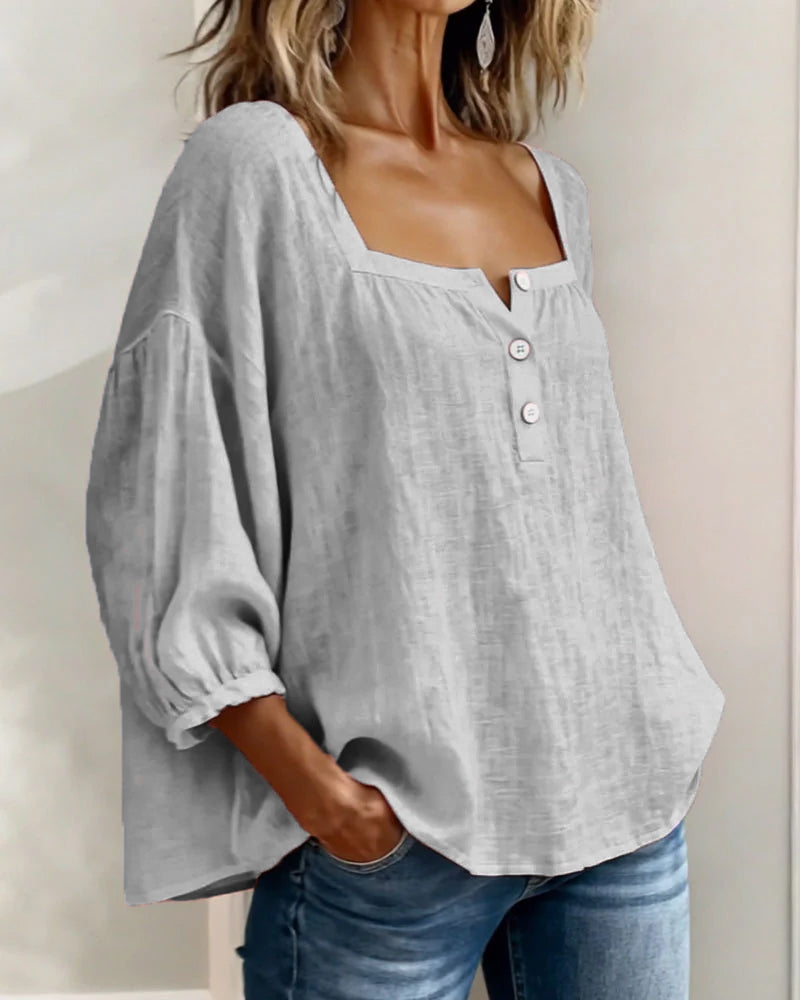 Alexandra | Blusa de cuello cuadrado