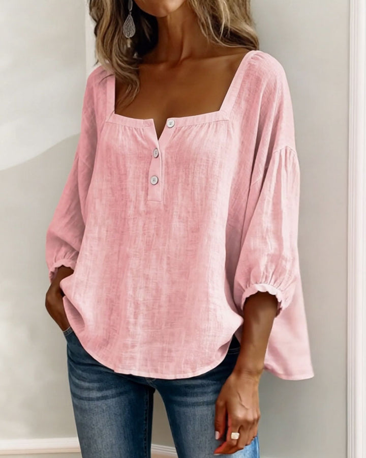 Alexandra | Blusa de cuello cuadrado