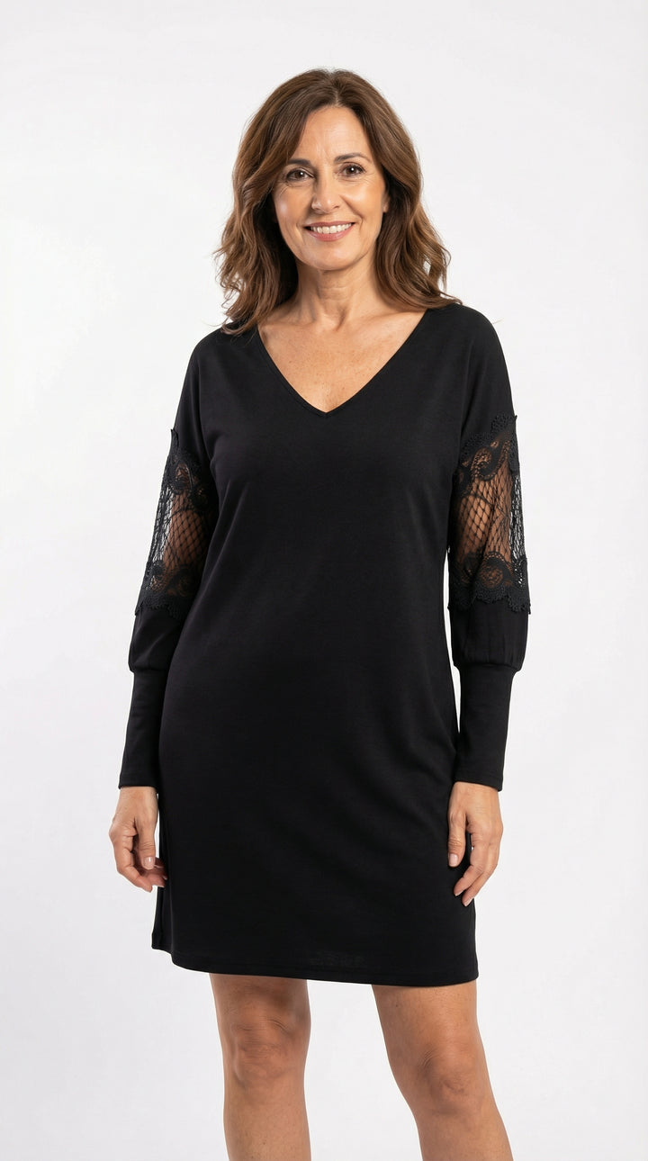 Giulia | Vestido de encaje con escote para mujer