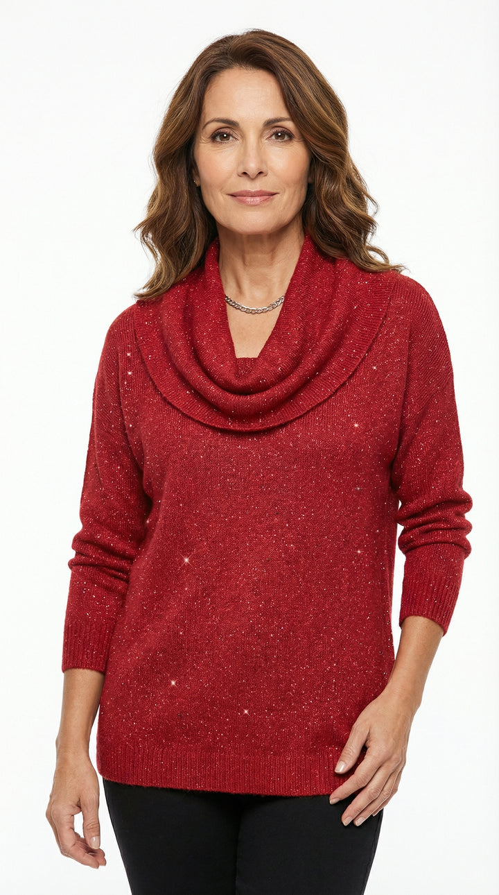 LANA - Maglia Elegante con Dettagli Scintillanti