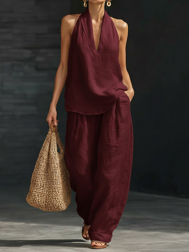 Nuria | Conjunto de Lino Minimalista