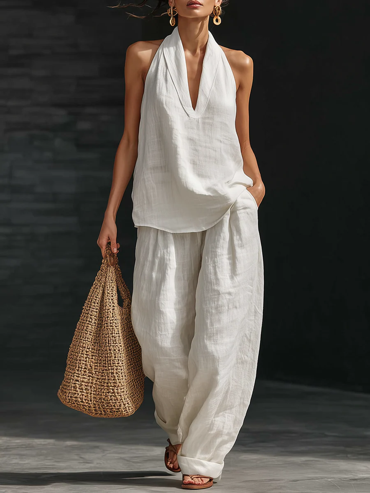 Nuria | Conjunto de Lino Minimalista