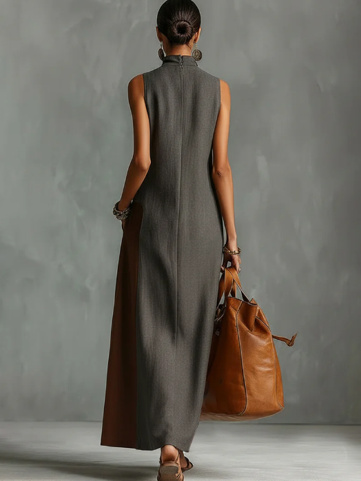 Giulia | Vestido Largo Bicolor