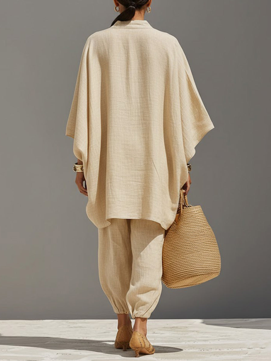 Victoria | Conjunto Algodón Lino Casual
