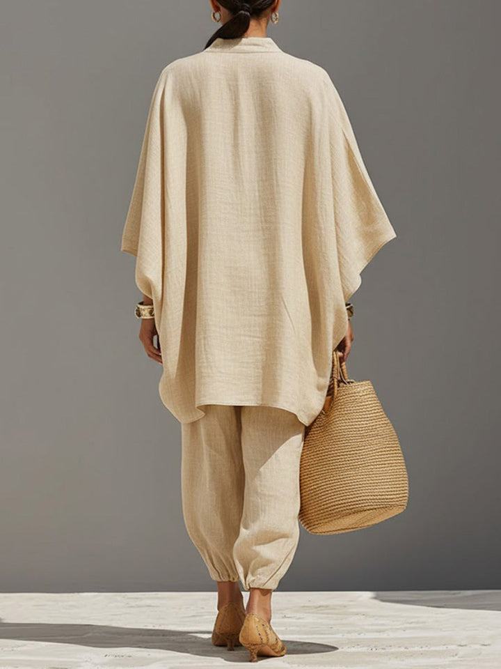 Victoria | Conjunto Algodón Lino Casual