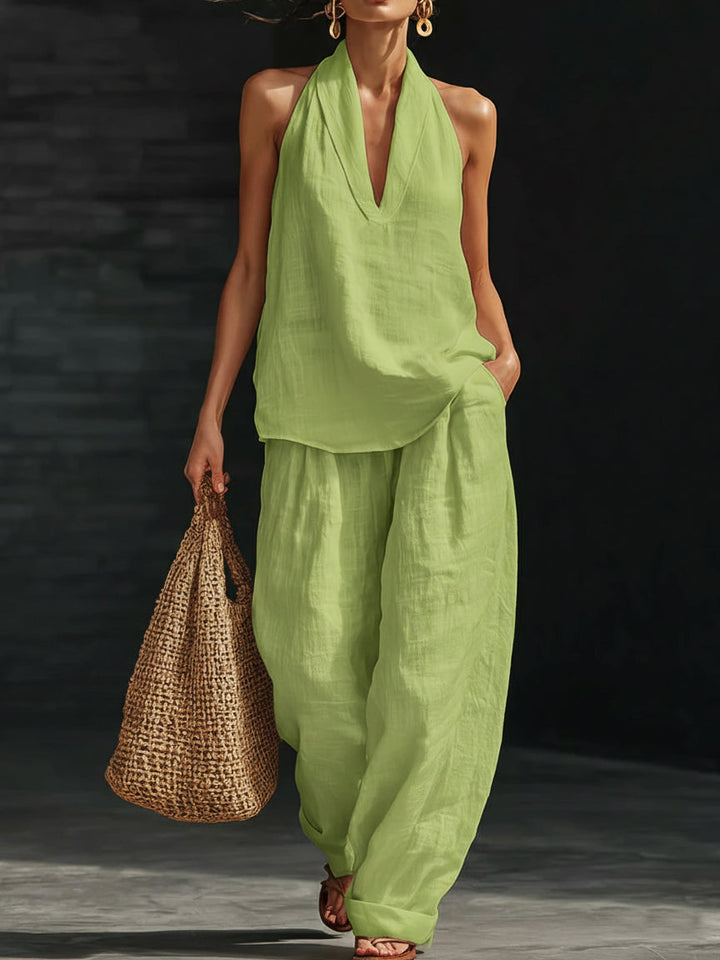 Nuria | Conjunto de Lino Minimalista