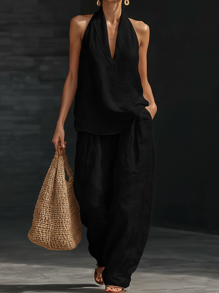 Nuria | Conjunto de Lino Minimalista