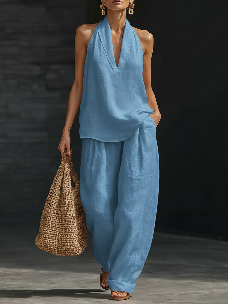 Nuria | Conjunto de Lino Minimalista