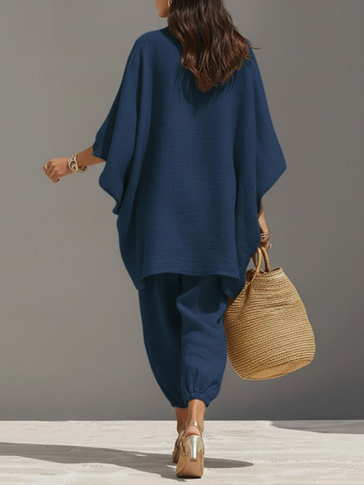 Victoria | Conjunto Algodón Lino Casual