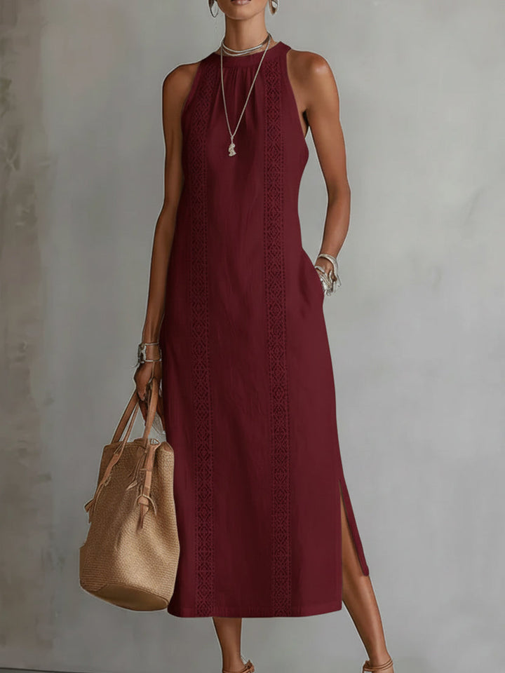 Bea | Vestido de Lino con Encaje