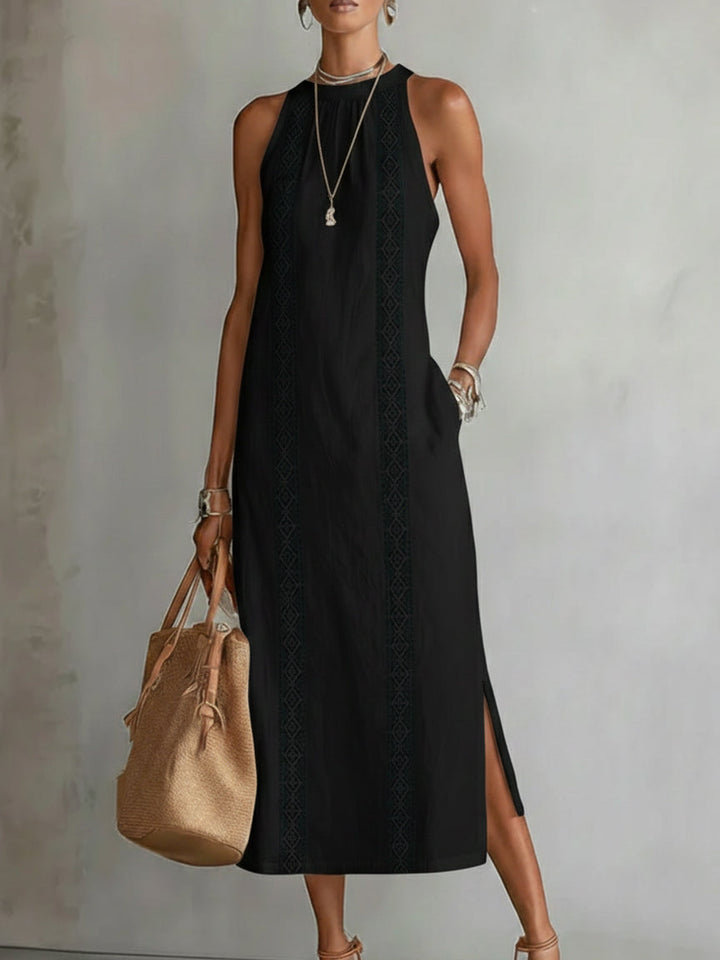 Bea | Vestido de Lino con Encaje