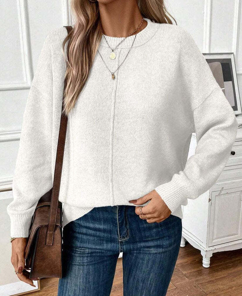 Chiara | Maglione morbido dal gesto elegante