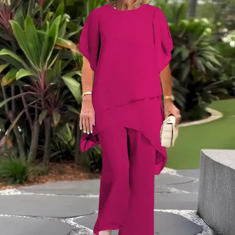 Rosa | Conjunto elegante dos piezas